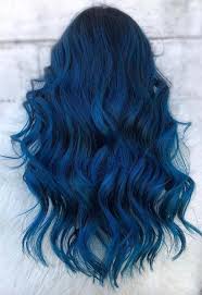 From there, hair needs to be toned to a cool blonde for the perfect canvas for the classic blue hue. 65 Iridescent Blue Hair Color Shades Blue Hair Dye Tips Glowsly