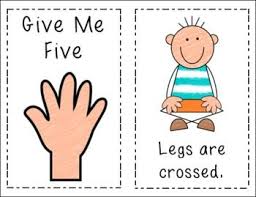 Classroom Management Give Me Five Mini Posters Classroom Management Preschool Classroom Classroom