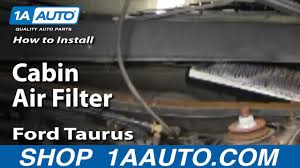 When it comes to your ford explorer, you want parts and products from only trusted brands. How To Change The Cabin Filter In A 2003 Ford Taurus 10 Steps
