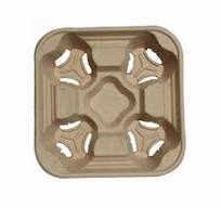 Paper cup holder, 4 cup holder, 4 cup holder tray