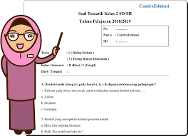 Download buku tematik umum k13 kelas 2 untuk sd dan mi edisi revisi 2017, tentunya bagi madrasah dan sekolah yang tahun pelajaran ini telah menyelenggarakan kurikulum 2013 untuk siswa. Soal Tematik Kelas 2 Tema 1 Subtema 3 Semester 1