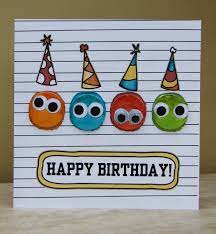 Crinkle up the tissue paper and glue it onto the balloons. Handmade Birthday Cards Pink Lover