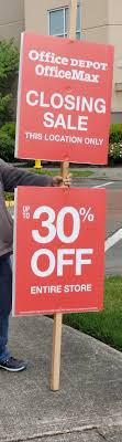 Covington Washington Office Depot Closing Officedepot