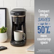 Black and decker space saver is an 8 cup coffee make that mounts underneath the cabinet. Mr Coffee Pod 10 Cup Space Saving Combo Brewer Mr Coffee