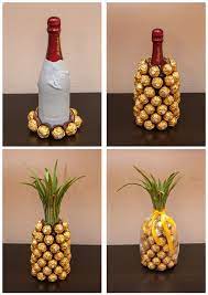 Mitbringsel Rocher Sekt Ananas Geschenke Basteln Geschenkideen Geschenkideen Selber Machen