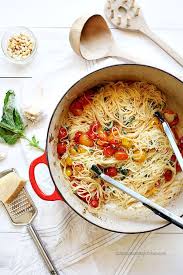 Roasted Cherry Tomato Cappellini Two Ways Recipes Yummy Food Food