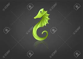 Sie zeigen quallen, anemonen, fische, haie und seepferdchen des hausmeers der wiener. Grunes Seepferdchen Vector Icon Design Vorlage Lizenzfrei Nutzbare Vektorgrafiken Clip Arts Illustrationen Image 34798332