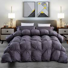 All products (138) sort by. All Season Pinch Pleat Luxurious Goose Down Gray Comforter Duvet Insert Luxury Egyptian Linens