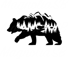 Free Free 150 Mountain Bear Svg SVG PNG EPS DXF File