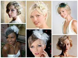 Wedding Hairstyles With A Birdcage Veil Short Wedding Hair Veil Hairstyles Vintage Wedding Hair