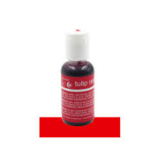 25 gr, 100 gr, 1000 gr. Chefmaster Tulip Red Liqua Gel Food Color 70 Oz Gel Paste Food Colors Bakedeco Com