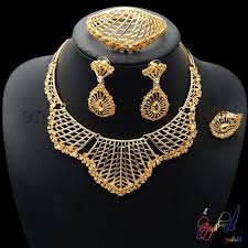 24k Gold Plated Fashion Jewelry Sets Of Imitation Wedding Bridal Jewellery Dubai Gold Plated Jewellery Fashion Jewelry Sets Fashion Jewelry Gold Jewelry