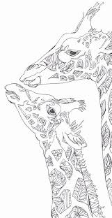 Giraffe Coloring Sheets Printable Animal Adult Coloring Book Hand Drawn Nature Coloring Page Instant Download In 2020 Giraffe Coloring Pages Adult Coloring Books Printables Coloring Books