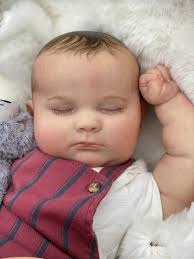 Reborn Baby Boy Joseph Asleep by Vahni Gowing CUSTOM ORDER