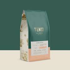 Purpledash Purpledashdesign Finally Ten11cafeuae Opened Its Doors And We Cannot Be More Proud Of Ha Tea Packaging Design Coffee Bag Design Packaging Design