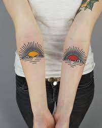 Tatoos By Patryk Hilton Traditional Sun Tattoo Sun Tattoos Tattoo Styles