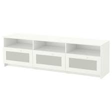 Brimnes Tv Stalaza Bela 180x41x53 Cm Ikea In 2020 Brimnes Tv Bench Tv Unit
