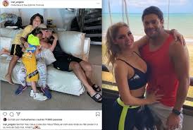Hulk paraíba ao lado da noiva, camila ângelo; Ex De Hulk Paraiba Iran Angelo Faz Oracao Ao Deixar Filhos Para Jogador