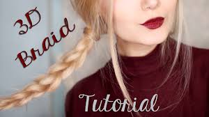 Cute easy braided hairstyles for medium long hair good tutorial new. Easy 3d Braid Hair Tutorial For School Tumblr Inspired Youtube