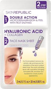 World's number 1 mask brand. Skin Republic 2 Step Hyaluronic Acid Collagen Brandboutik