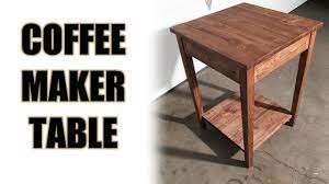 However, some say the victorian fascination with. Custom Coffee Maker Table Youtube