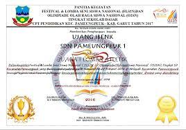 We did not find results for: Contoh Format Piagam O2sn Fls2n Tingkat Kecamatan Contoh Format
