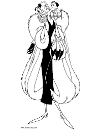 101 dalmatians coloring pages depict the life story of brave spotted puppies and their parents. 101 Dalmatians Coloring Pages Disneyclips Com