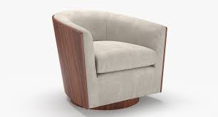 98 cm w x 90 cm d x 73 cm h. West Elm Luther Swivel Chair 3d Model 23 Obj Max Fbx Free3d