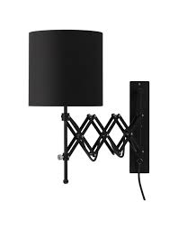 See how indoor wall lights can make your space feel more warm and welcoming. Modernluci Wall Lamp Plug In Wall Lights Bedroom Sconce E27 Black Energy Class A Buy Online In Andorra At Andorra Desertcart Com Productid 103111666