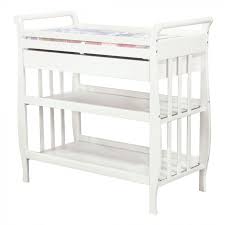 Davinci Emily Changing Table In White M4702wp Changing Table Changing Table With Drawers Baby Changing Table