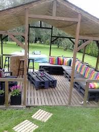Pallet Outdoor Home Deck Sofa Sitting Meuble Jardin Palette Meuble Jardin Et Terrasse Palette