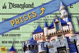 Going Up Disneyland Ticket Price Increase Today