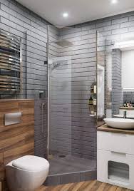 In a small bathroom, making use of available wall space is essential. Walk In Shower In A Small Bathroom Design Ideas For Limited Space