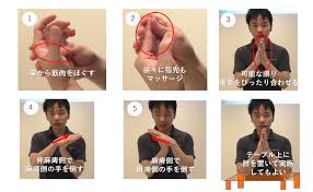 お祈りポーズで手首のストレッチ ：脳卒中片麻痺の自主リハビリ９ - 脳リハ.com – 脳リハドットコム – 脳卒中(脳梗塞)・パーキンソン病 リハビリ情報サイト  |