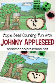 Counting Fun With Johnny Appleseed For Preschool Johnny Appleseed Activities Johnny Appleseed Kindergarten Free Preschool Printables