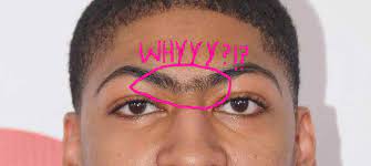 Anthony davis reveals eyebrow shaving was. Anthony Davis Unibrow The Eyebrows Heard Round The World Sideline Socialite