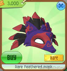 Rare Feathered Mask In Animal Jam Animaljam Featheredmask Items Rares Animal Jam Animal Jam Animals Animal Jam Play Wild