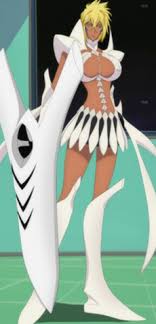 Tier halibel) is an arrancar and the former tres (3rd) espada in sōsuke aizen's army until the latter's defeat. Tier Harribel Bleachwiki Fandom