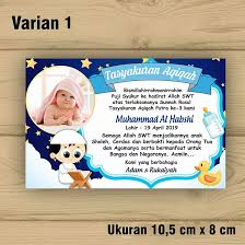 Makna tradisi ini adalah turun tanah atau saat pertama kali si kecil menginjakkan kaki ke tanah. 25 Pcs Stiker Label Syukuran Aqiqah Tedak Siten Kelahiran Lazada Indonesia