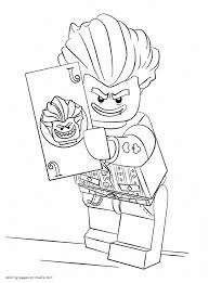 Harley quinn is a crazy comics dc girl. Lego Joker Coloring Pages Coloring Home