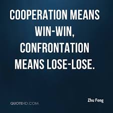 The key is shifting the focus from defeating each other to defeating the challenge in such a way that everyone remember, conflict can be beneficial. Quotes About Win Win 1 040 Quotes