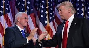 Image result for pence with trump