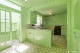 awesome lime green kitchen