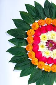 Marigold Flower Rangoli Design For Diwali Festival Indian Festival Flower Deco Aff Rangoli D Flower Rangoli Flower Decorations Diwali Decoration Items