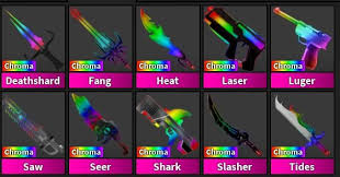 You must be very skillful to be able to be a. Murder Mystery 2 Mm2 Full Chroma Set Video Gaming Video Game Consoles Others On Carousell