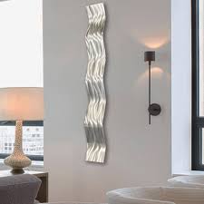 Affinity Silver Metal Wall Sculpture Art Wavy Pieces Abstract Contemporary Modern Aluminum Decor By Miles Shay Sold By Inspiring Art Gallery On Storenvy