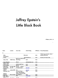 He was hired by donald barr at the school. Agenda Jeffrey Epstein Little Black Book Jes Lbb
