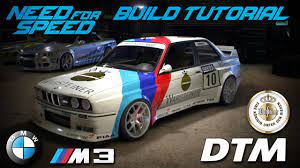 Bmw e36 7cm lip boyasız. Need For Speed 2015 Warsteiner Bmw M3 E30 Dtm Build Tutorial How To Make Youtube