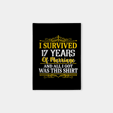 17th anniversary shirt i survived 17