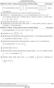 Limba şi literatura română, alolingvi (sesiunea de bază, bac, 2019). Update Subiecte Simulare Bac 2019 MatematicÄ Clasa A Xi A Ce A Picat Azi Antena 1